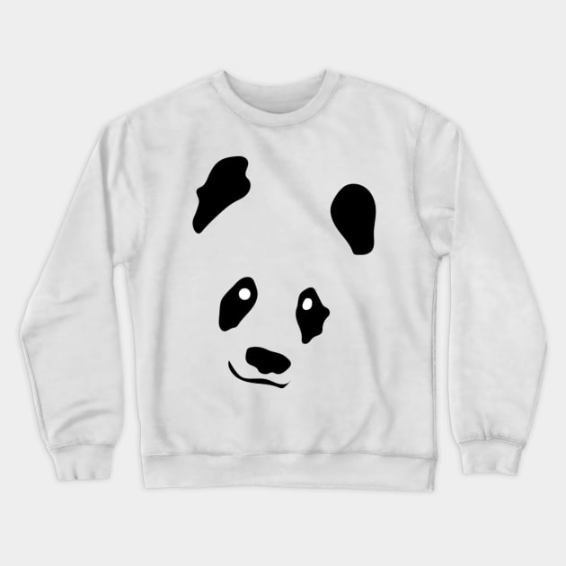 Minimalistic panda design Crewneck Sweatshirt by MiqayelHar